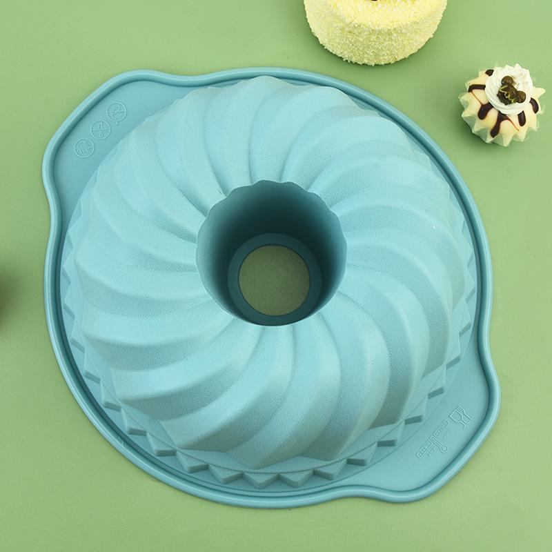 Silicone Round Cake Mold for Chiffon, Bread, Birthday & Mousse - Nonstick & Easy Release Baking Tool