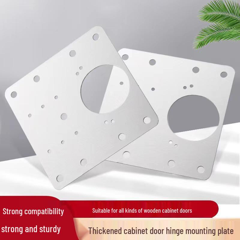 Stainless Steel Hinge Repair Plate for Cabinet Doors