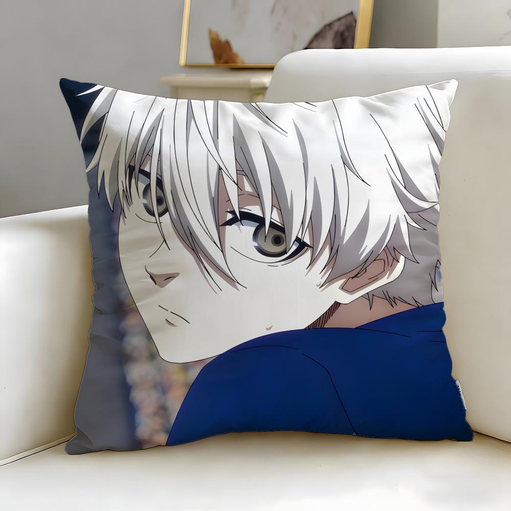 popular anime Blue Lock Cushion Cover Soft & Easy-Wash Pillow Case – Versatile for Couch, Bed, Travel and Office