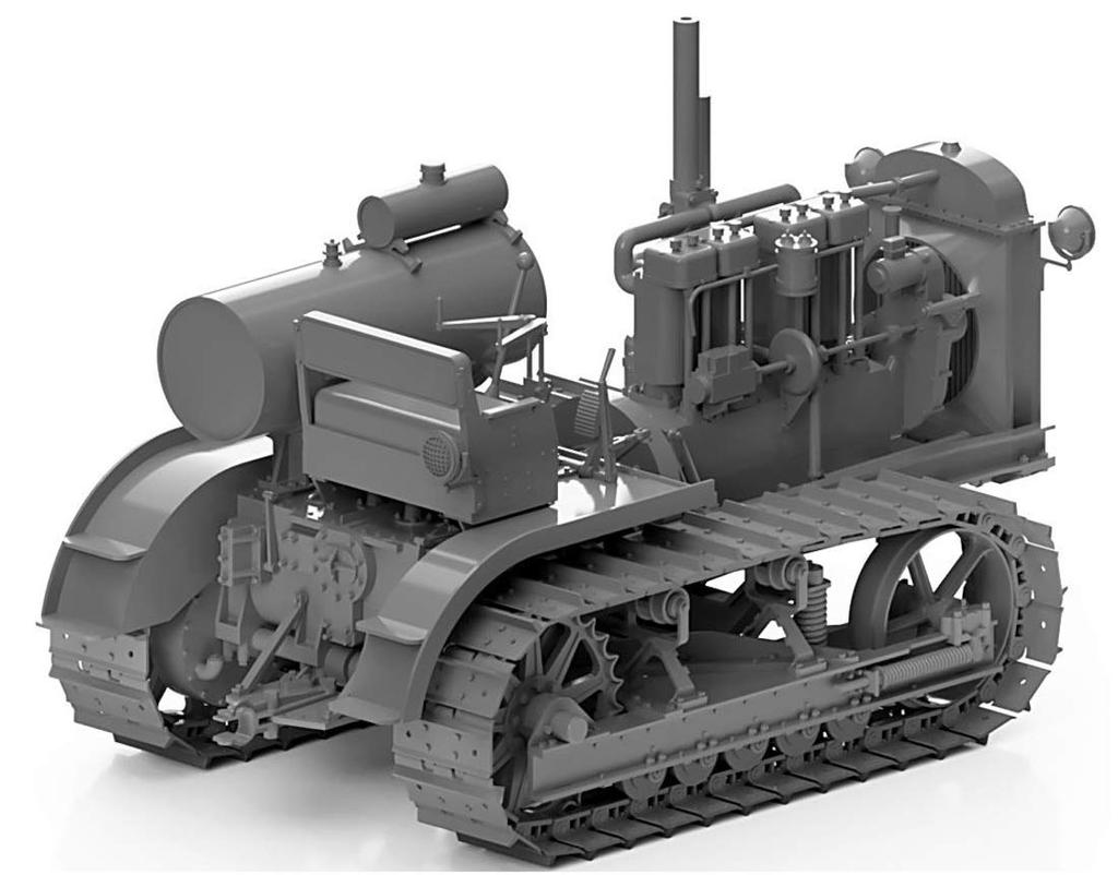 Thunder Model Scale Russian Stalinets S60 Tractor Plastic Model 35400 1/35