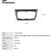 Bright Carbon Fiber Car Front Headlight Switch Panel Sticker For BMW 3 F30 13 14