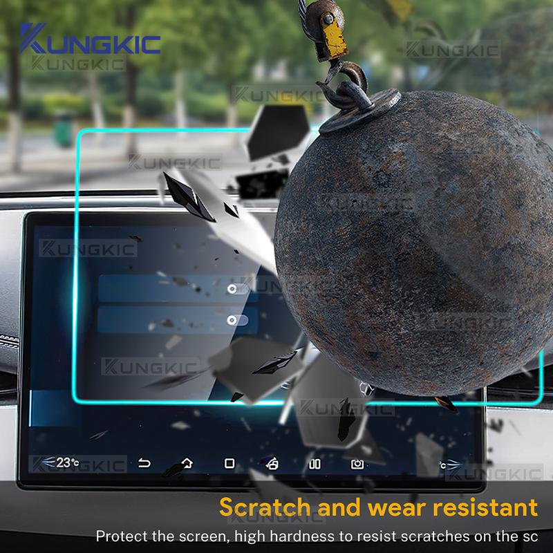 HD Tempered Glass for BYD SEALION 7 EV 2024 2025 Interior Console Panel Navigation Screen Protective Film Anti-Scratch Repair