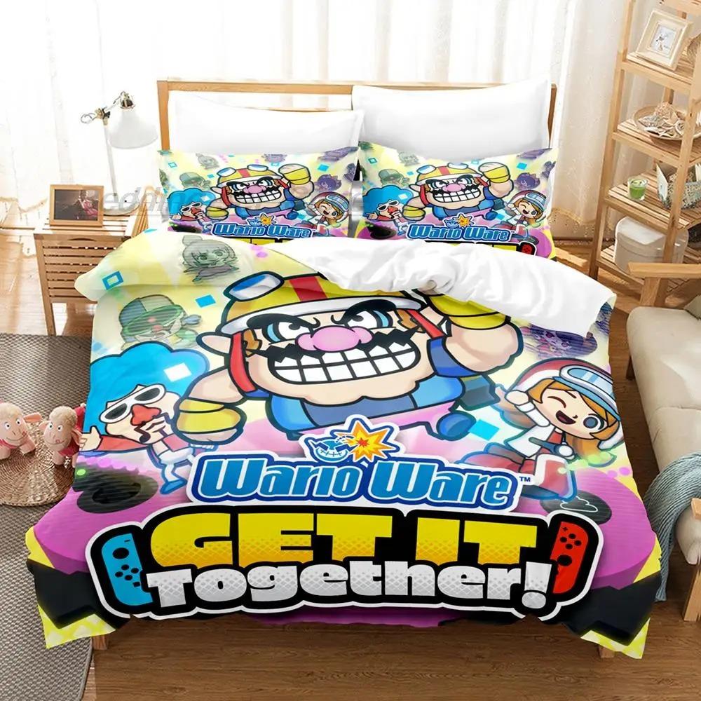 3D Print Wario Ware Get It Together Bedding Set Single Twin Full Queen King Size Bed Set Aldult Kid Bedroom Duvet Cover Sets