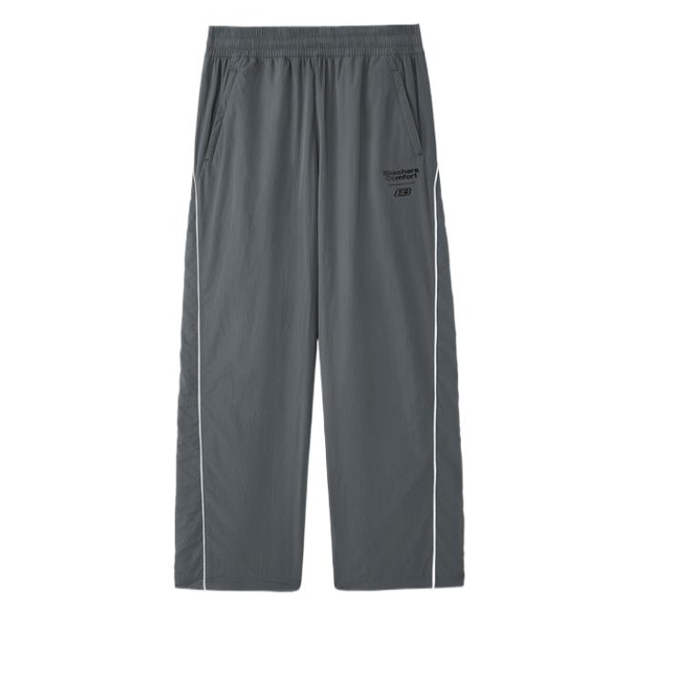 Skechers Water-Resistant Windproof Fleece-Lined Warm Durable Loose Comfortable Wide-Leg Casual Pants Men bottoms L325M087-013P M