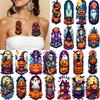 12pcs Temporary Tattoo Witches Temporary Tattoo Stickers Cats Haunted House Halloween Cauldron For Shoulders Children Cheeks
