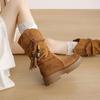 Women's Thick Sole Retro Western Ankle Boots - 2025 Autumn/Winter Fashion Tassel Cowboy Martin Boots