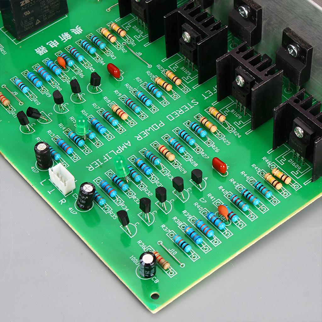 Stereo Audio Power Amplifier Board Module W/ 3300UF 50V Filter Capacitors Stereo Audio Power Amplifier Relay Protection