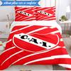 Club Atletico Independiente 3pcs Bedding,Including 1pc Duvet Cover And 2pcs Pillowcases Perfect for Christmas,Ideal for Bedroom, Dormitory
