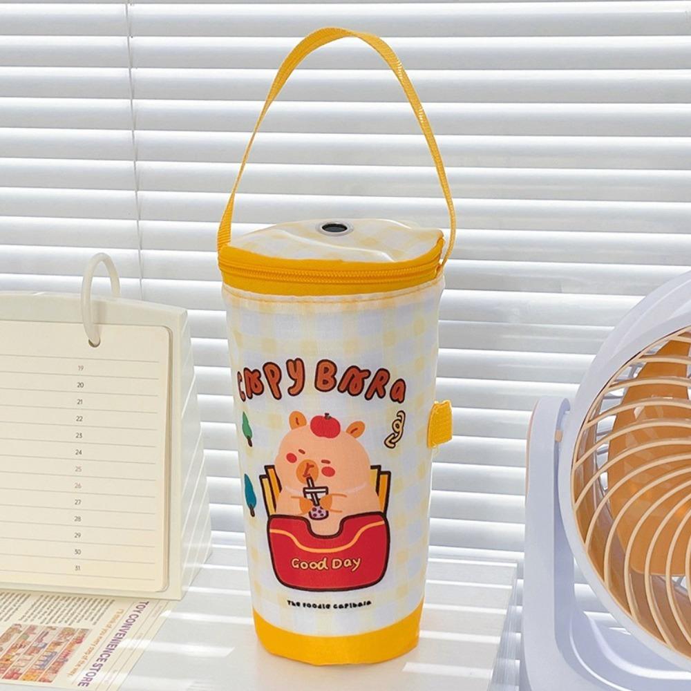 Traveling Heat Preservation Bag Carrying Handheld Bag Portable Cup Holder  Tumbler Cup Accessories