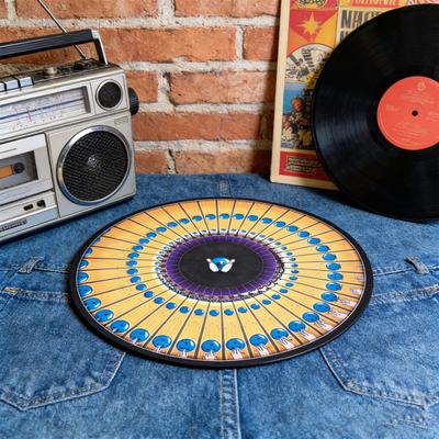 2/3 Pezzi Slipmat Zoetrope Animato 12 pollici Tappetino per Giradischi con Illusione Ottica Slipmat Vinilico Animato con Effetto Movimento Zoetrope Disco Visivo Cinetico