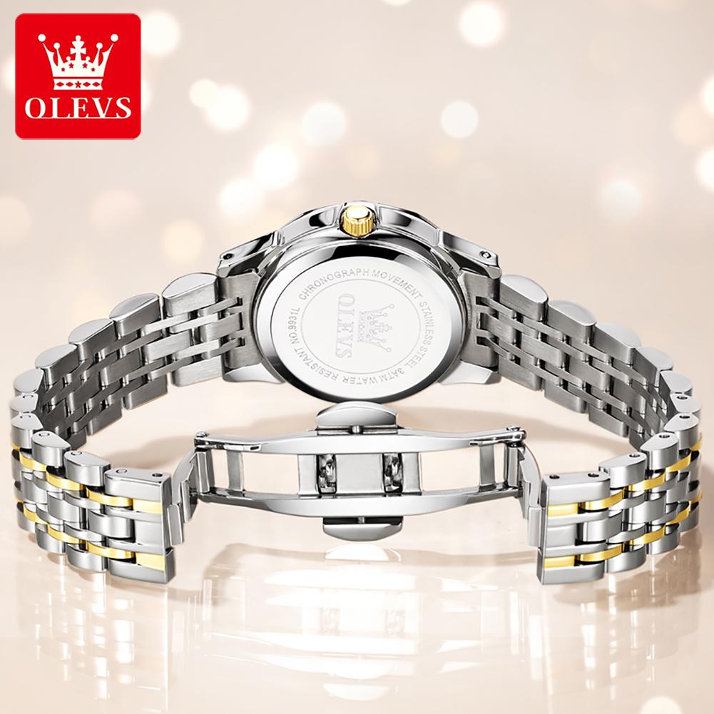 OLEVS 9931 Gift Box Quartz Watch Fashion Calendar Business Top Watch Waterproof Lady Watches