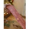 2m Fabric Swirl Ribbon DIY Burlap Ribbon New Christmas Ribbon