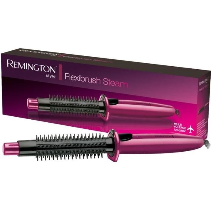 Brosse Cheveux Vapeur Volume et Ondulations - REMINGTON - CB4N - Diamètre 15 cm - Coiffage rapide