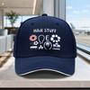 Adjustable Sandwich Baseball Cap  Lightweight Printed Unisex Hat for Outdoor Weddings Parties