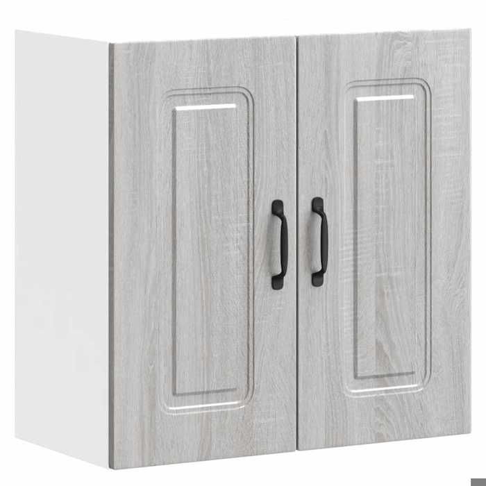 VidaXL Kitchen Wall Cabinet Kalmar Sonoma Grey Engineered Wood 853583