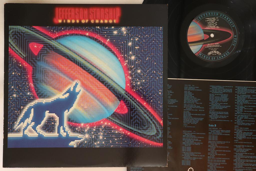 LP Record JEFFERSON STARSHIP - Winds Of Change BXL14372 GRUNT 1982 US Rock Used