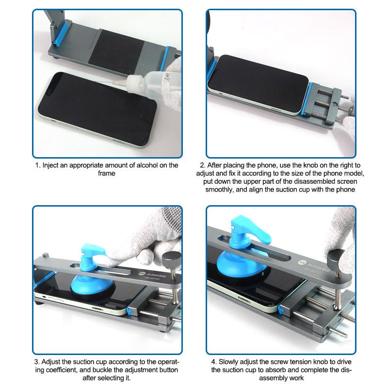 SUNSHINE SS-601G Separatore LCD Senza Riscaldamento per Apertura Rimozione Schermo LCD Cellulare Fissaggio Morsetto Strumenti di Riparazione