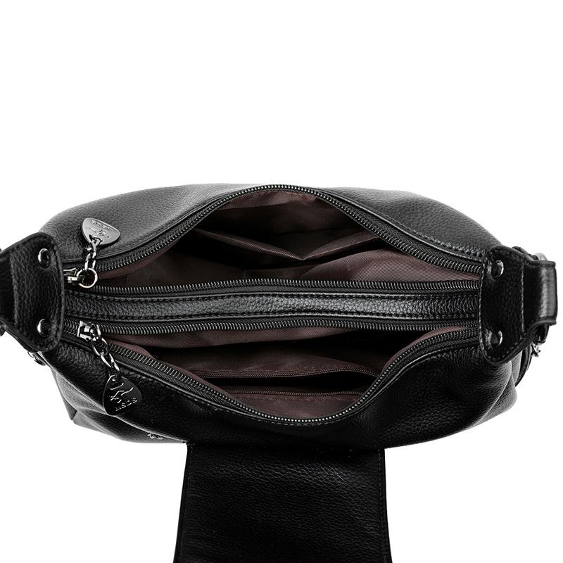 Large-capacity Handbag, Trendy and Fashionable Middle-aged Mom Bag, Elegant Single-shoulder Crossbody Bag