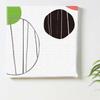 Art Deli Poster Panel, Japanese Modern Style, 15cm x 15cm, Made in Japan, Lightweight Fabric, pat-0034-S