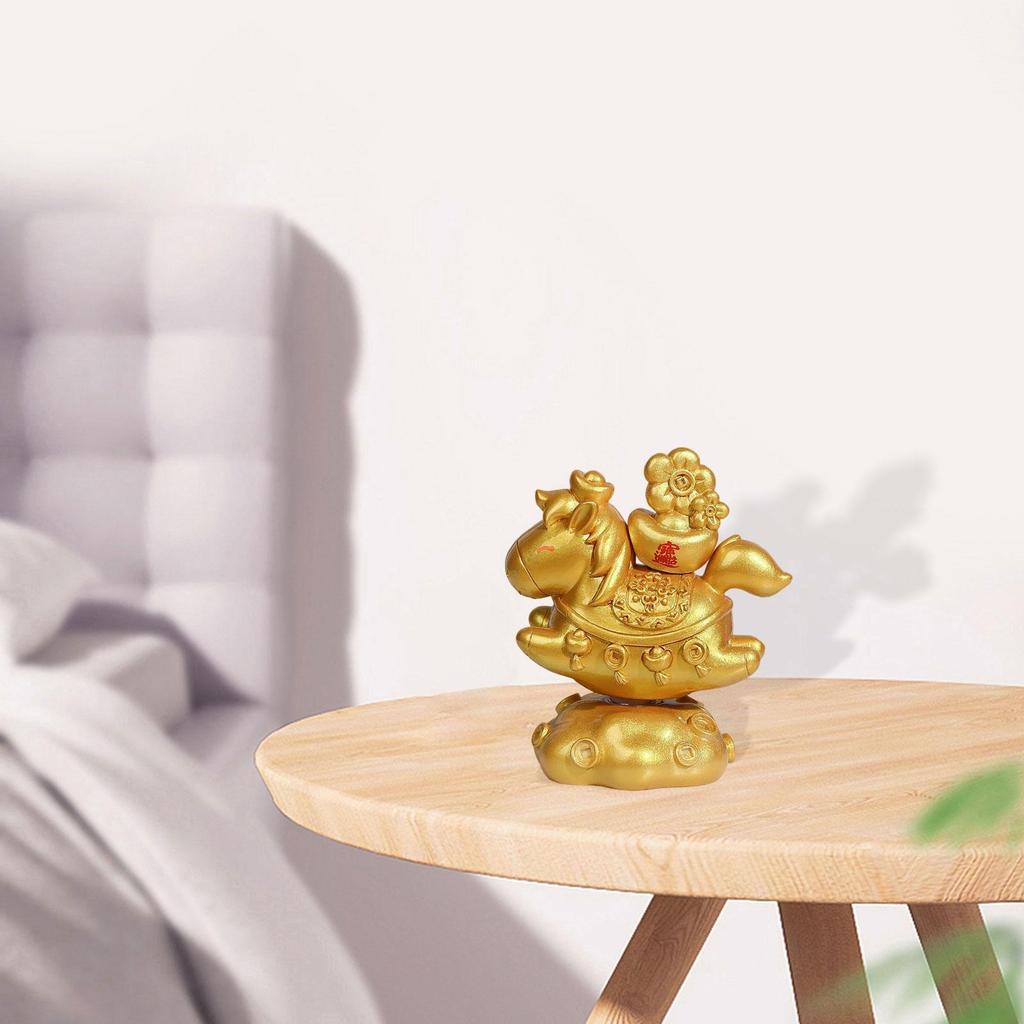 2026 Chinese Horse New Year Decorations Animal Statue, Figurine ,Sculpture Car Ornaments for Chinese New Year Desk
