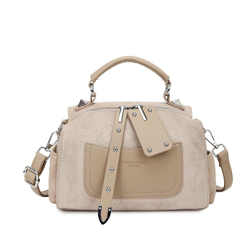 

Women s Rivet Shoulder Bag Handheld Crossbody Pillow Handbag Fashionable Multi-Functional Bag for Everyday Use