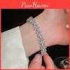 Light Luxury Floral Hand Chain With Zircon Stones For Women Autumn 2024