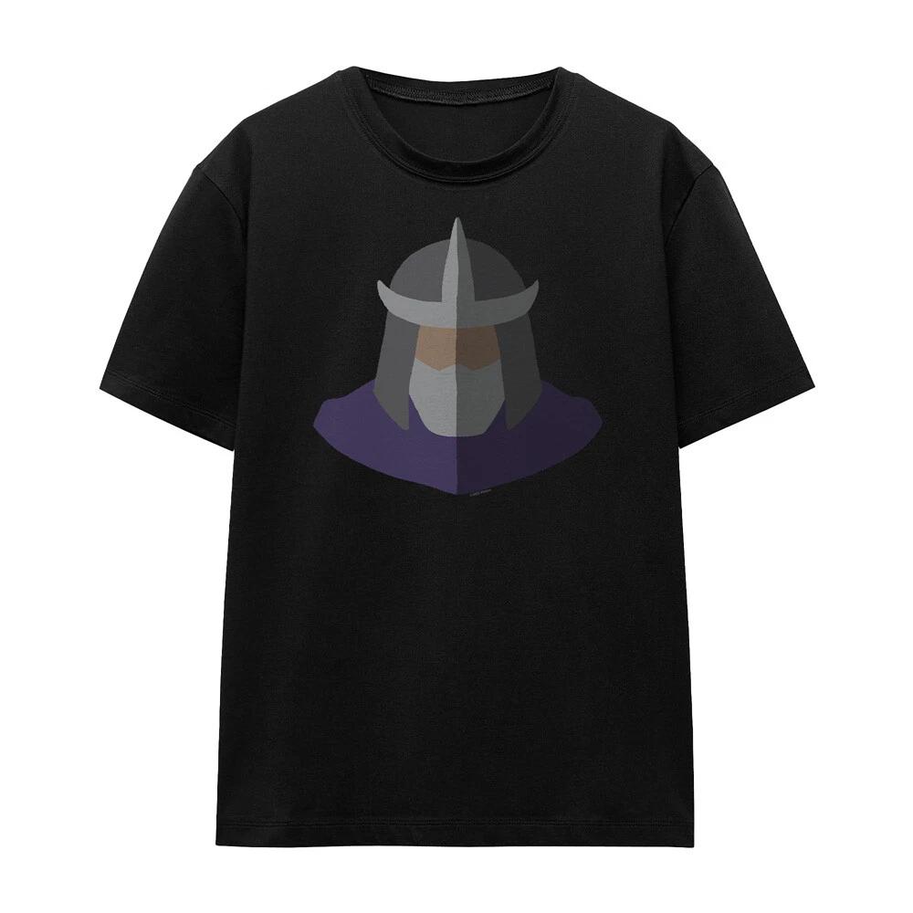 TMNT Shredder Face Womens 100% Cotton T-shirt Mens Tees Top, S-2XL, Black XL