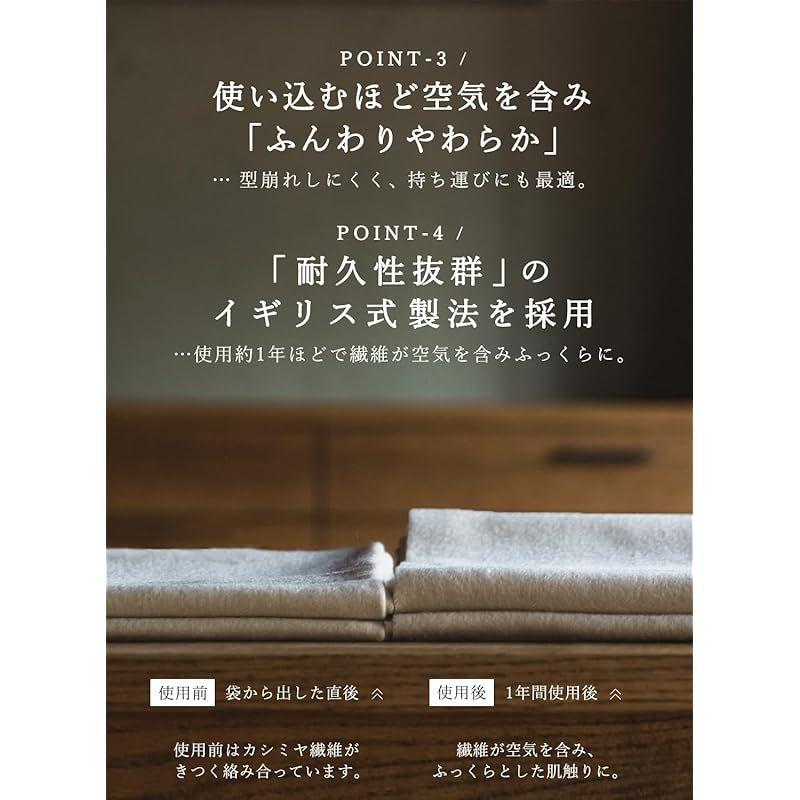 Used [New] [matti totti] 08.L Blue Cashmere Muffler Cashmere 100% Large Thick Women's Plain Stole Women's Long Gift Present A0015B-8 0