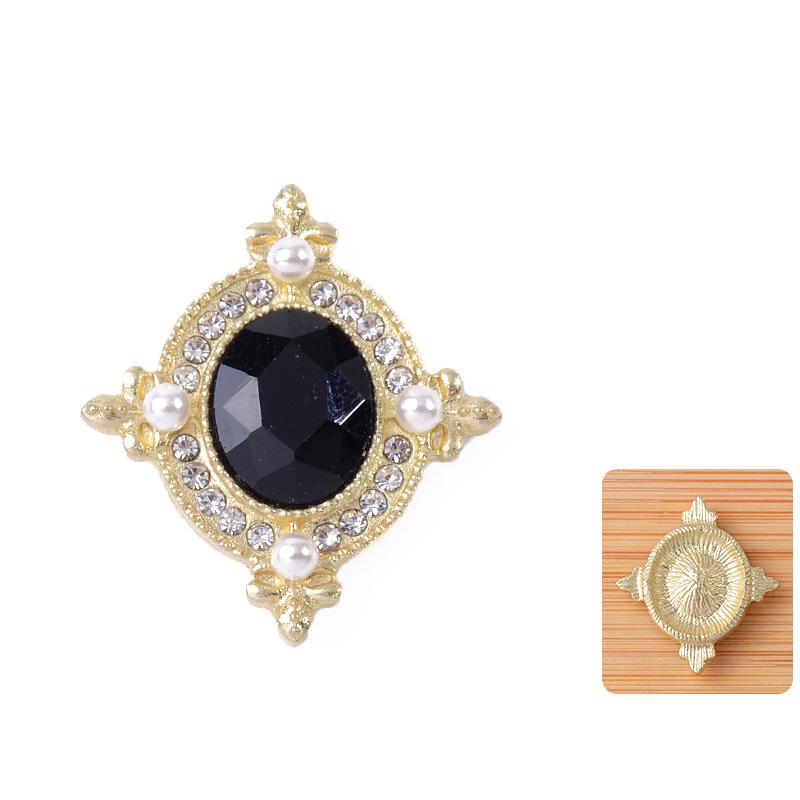 21*24Mm Metal Flatback  Buttons Shoes/Clothing Ornaments Handmade Diy Jewelry Accessories