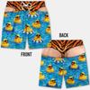 Pantaloncini da Spiaggia Estivi da Uomo Stampati in 3D