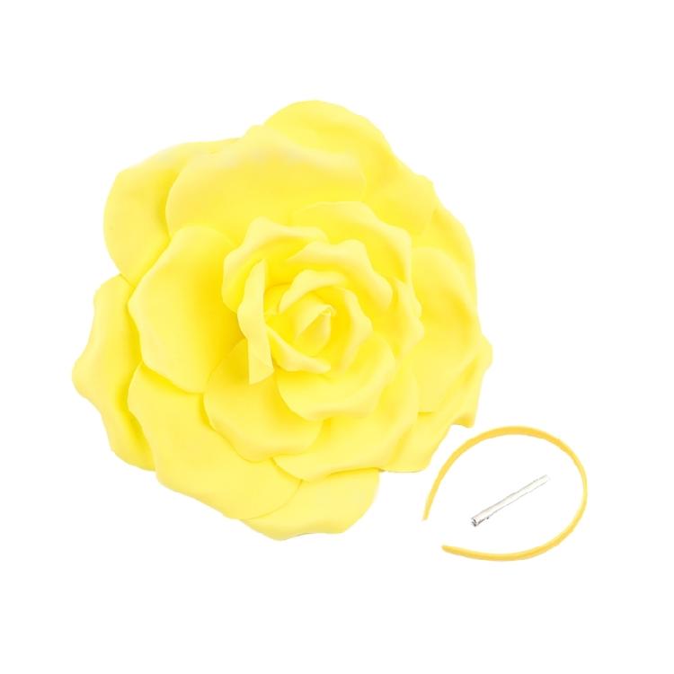 Flower Fascinator Headband for Evening Wear and Special Occasion Vintage Looks for Wedding Bride Photot Props