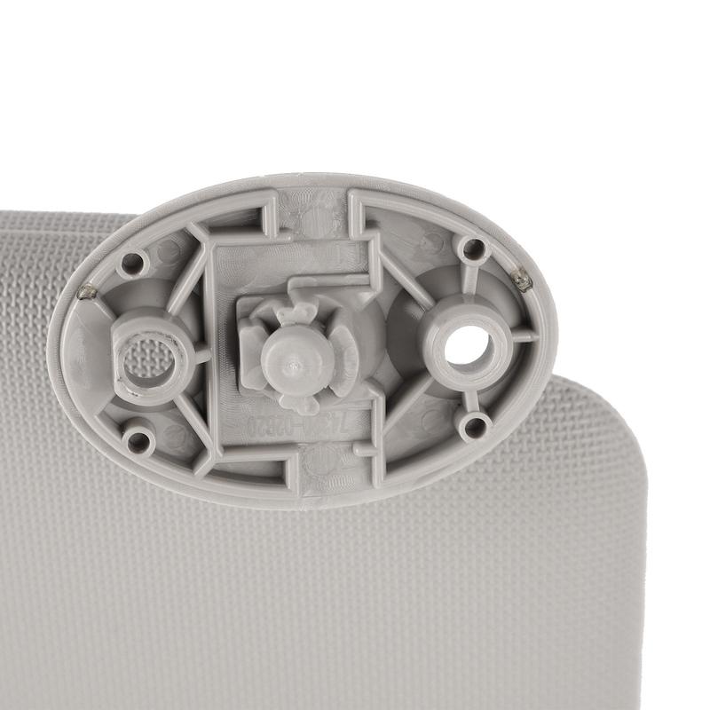 Parasole Auto Lato Guida Sinistro Grigio Alta Durezza Parasole con Specchietto di Cortesia