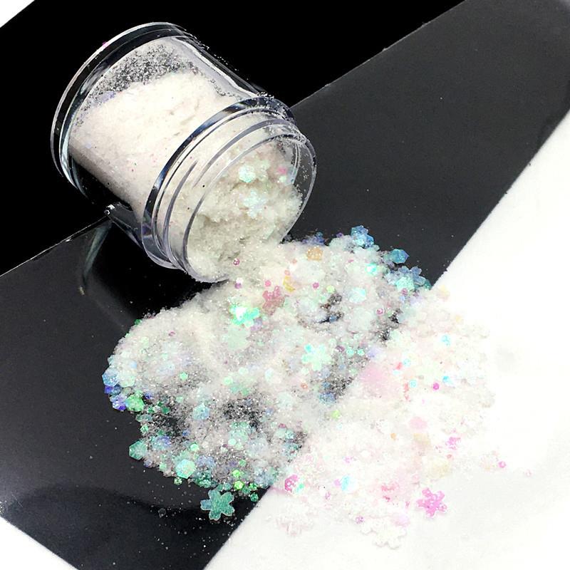 10ml/Box Glitter Epoxy Resin Fillings Mix Colorful Glitter Sequins Materials for DIY Epoxy Resin Mold Crafts Nail Art Fillers