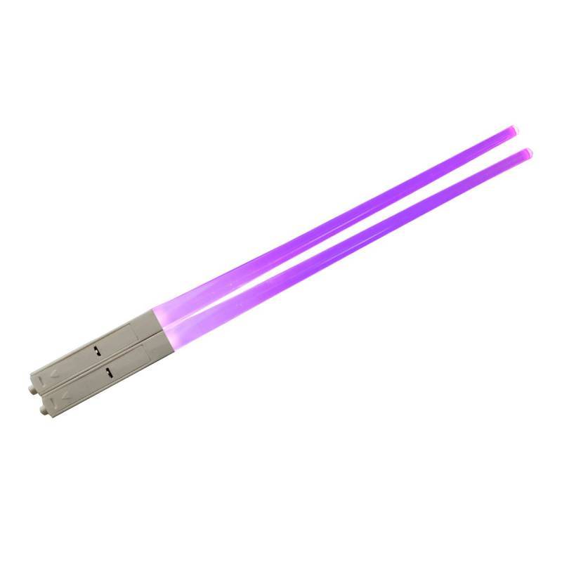 Reusable Light Saber Chopsticks With Bright Led Light For Night Ramen Enjoyment