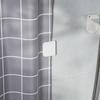 Windproof No-Drill Shower Curtain Clips, Splash-Proof, 2-Pack