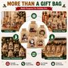 Small Fabric Gift Packaging Christmas Jute Burlap Bags, Drawstring Treat Candy Reusable Pouches Bag, Linen Pouch for Holiday Party Favors Storage