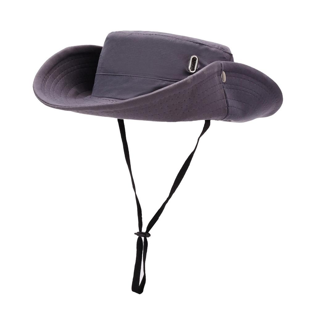 Eimerhut Herren Sommer Outdoor Hut Sonnenschutz Gesichtsmaske Sonnenschutzhut Große Krempe Herren Sonnenhut