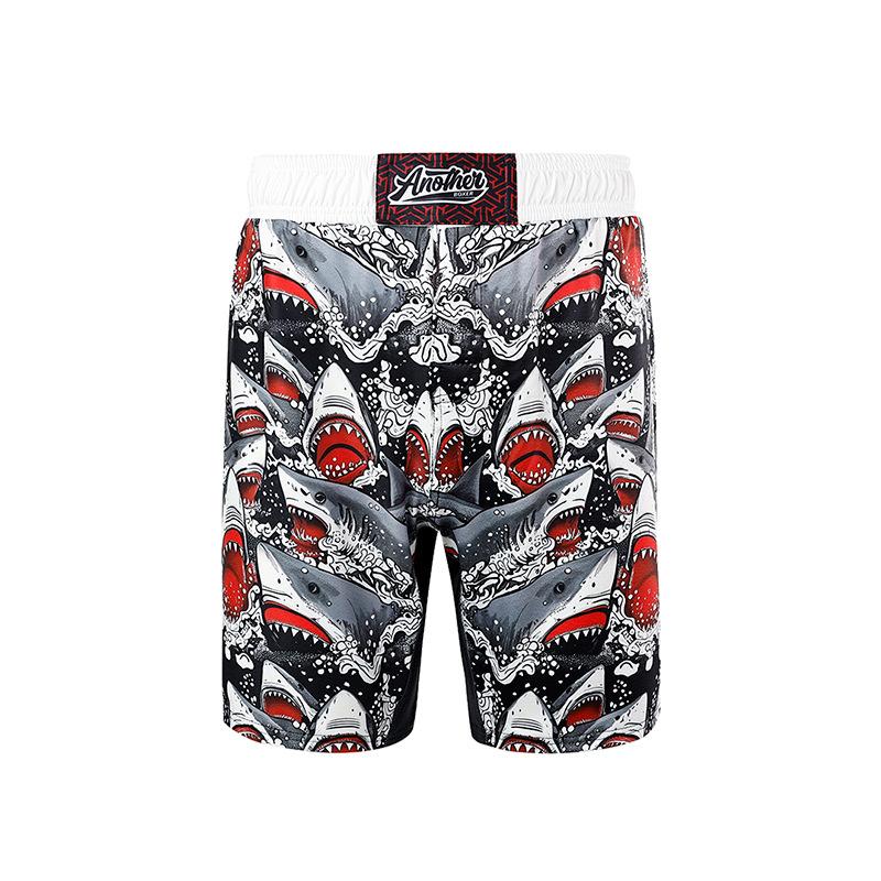 Shark Muay Thai Sanda Training Suit UFC Mixed Martial Arts Jiu Jitsu Muay Thai Fighting Shorts S
