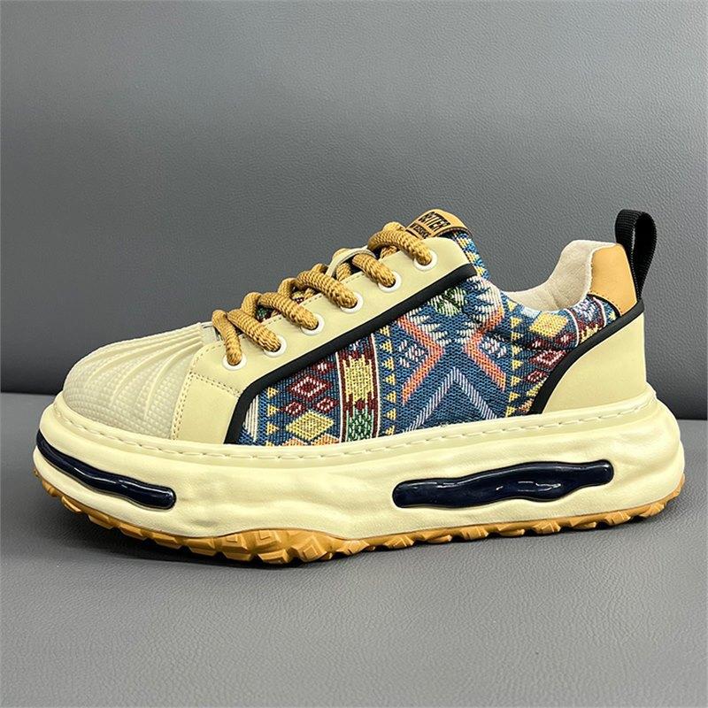 Shell Head Embroidery Daddy Chaozi Spring Comfortable Cloth Casual Shoes Bc