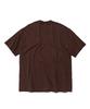 Wogseuaenko Layered Washed Short Sleeve T-Shirt (Brown)