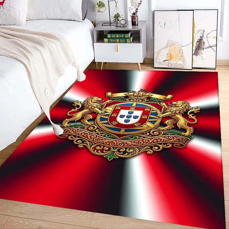 Portuguese Heritage Emblem carpet Doormat Home Decor Bathroom mat Protective pad Room