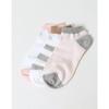 [25FW] Color Block Women's Ankle Socks 3-Piece Set HISS5F004WT