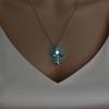 Antique Silver Mushroom Charm Pendant Necklace DIY Jewelry Making Craft