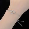 925 Sterling Silver Heart Zircon Hand Bracelets For Women Korean Luxury Designer Jewelry Accessories Jewellery