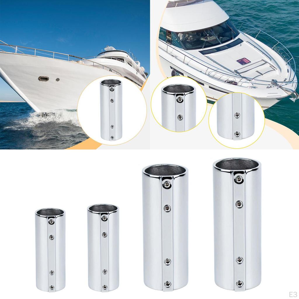 316 Stainless Steel Connector for Boat Handrail Fittings In Marine Quality, Easy To Install