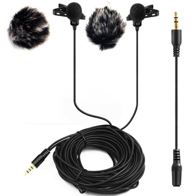 Nicama LVM2 Mini Clip-on Microphone, Pin Microphone, Condenser Microphone, Omnidirectional, High-Performance, for DSLR Cameras, Camcorders, Audio Reco