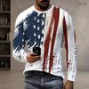 Men Plus Size Crew Neck Long Sleeve Shirt Black Gothic Skull Skeleton Hand Snake Graphic Casual Street Style Top