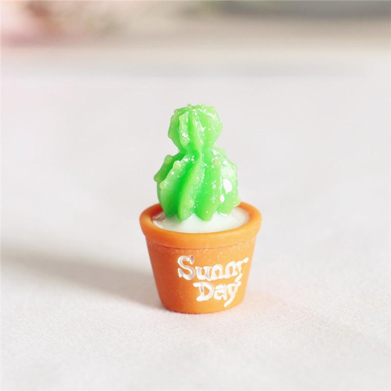 5Pcs Miniature Plants Cactus Bonsai for Dollhouse Decor Horticultural Bonsai DIY Small Miniature Figurines Ornaments