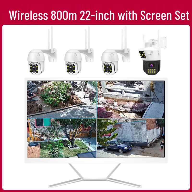 Wireless HD All-in-One Camera System for Home & Outdoor - No Wiring Needed