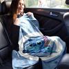 1pc Stitch Printing Blanket - Soft, All-Season Throw for Living Room, Bedroom,Personalized Gift with Adorable Cartoon Design